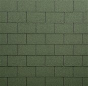 TEGOLA Střešní šindel ECO ROOF Rectangular 078 MIXED GREEN Obdélník - mix zelená